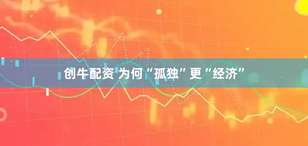 创牛配资 为何“孤独”更“经济”