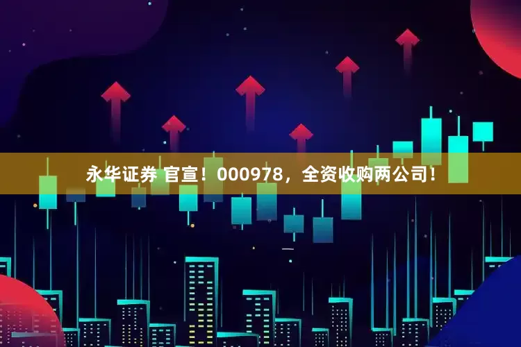 永华证券 官宣!000978,全资收购两公司!